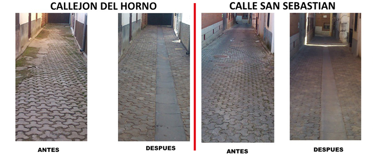 Calle San Sebastián y Callejón del Horno