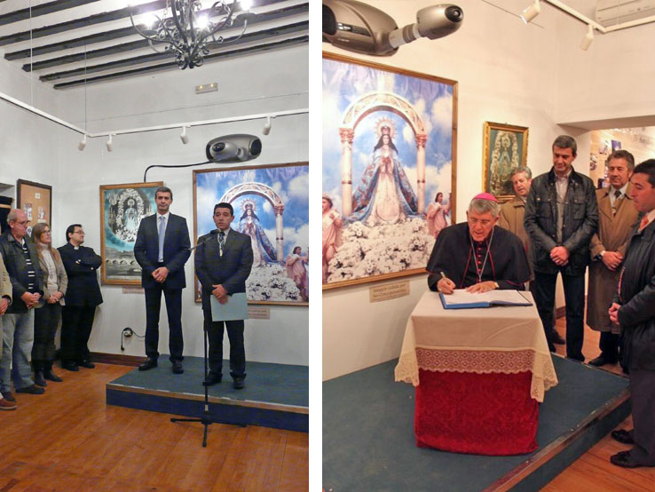 Éxito de visitas a la extraordinaria exposición de la Archicofradía de La Purísima Concepción