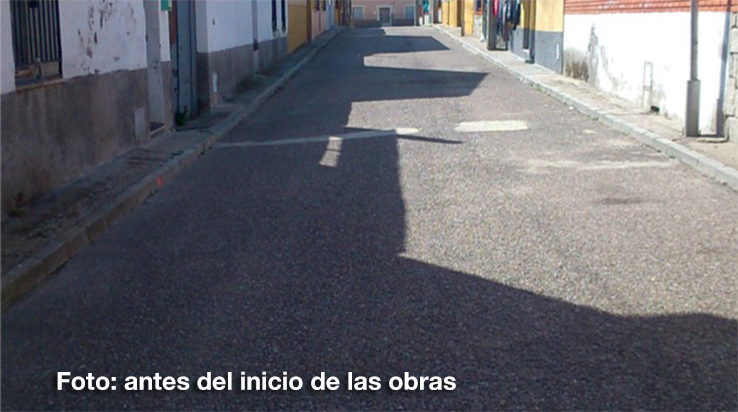 Obra de acerado y alumbrado Barrio de los Molinos