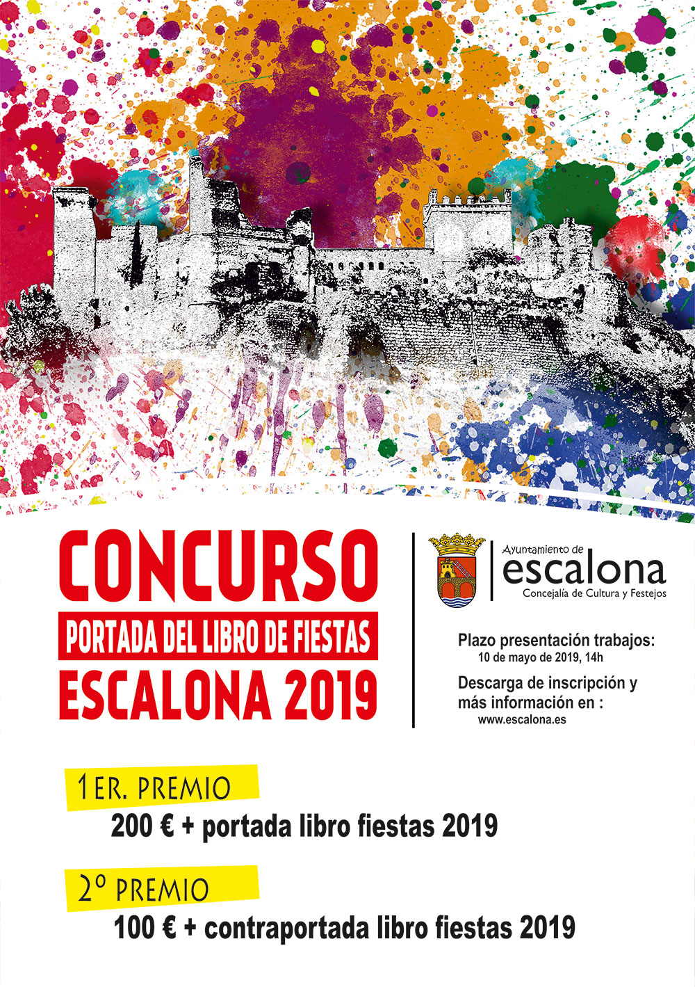 Concurso portada del libro de fiestas 2019 - Ayuntamiento de Escalona