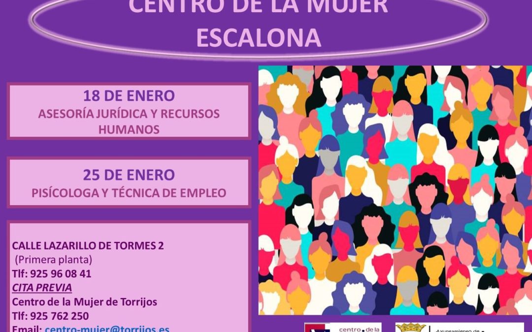 Fechas centro de la mujer de Escalona en enero 2022