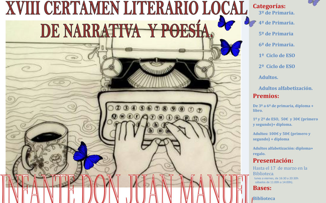 El Ayuntamiento de Escalona pone en marcha el XVIII Certamen Literario