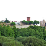 Castillo de Escalona en Toledo con vista panorámica del conjunto histórico